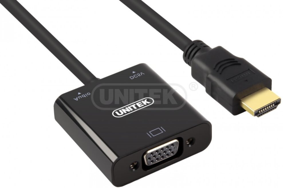 Cáp HDMI to VGA + Audio Unitek (Y6355)