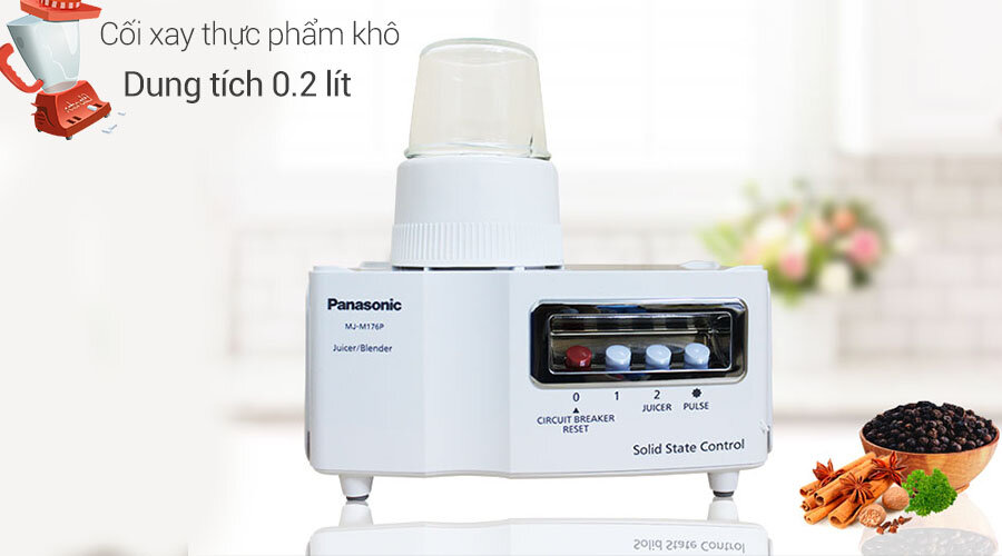 Máy xay đa năng Panasonic MJ-M176PWRA Máy xay đa năng Panasonic MJ-M176PWRA