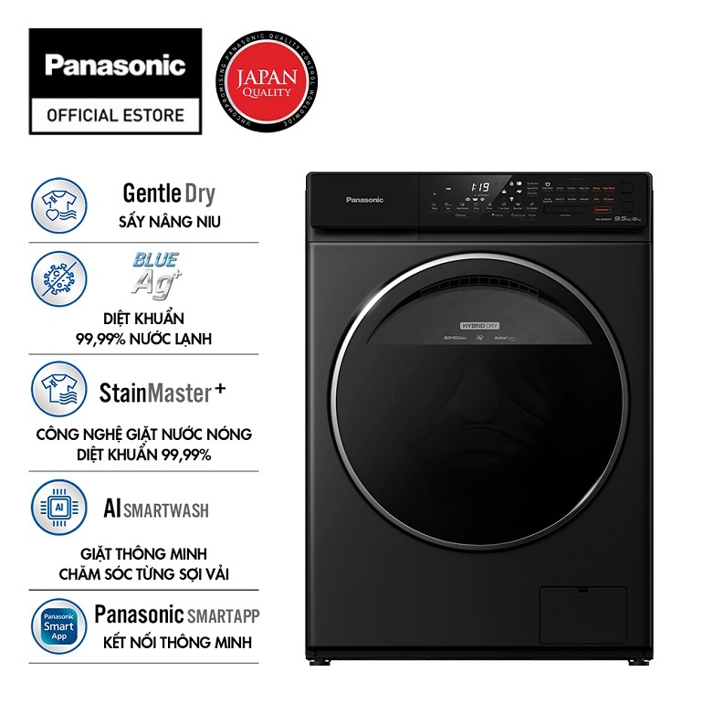 Máy giặt sấy Panasonic Inverter 9 kg NA-S96FR1BVT Máy giặt sấy Panasonic Inverter 9 kg NA-S96FR1BVT
