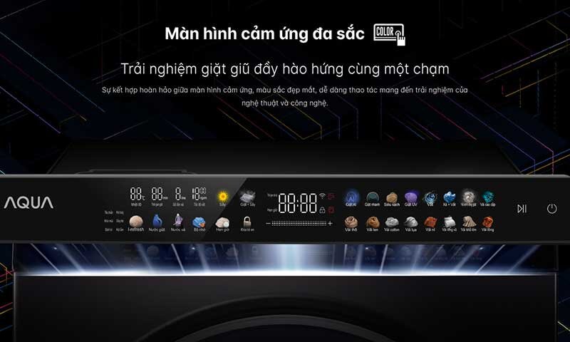 Máy giặt Aqua Inverter 15 kg AQD-DH1500G.PP