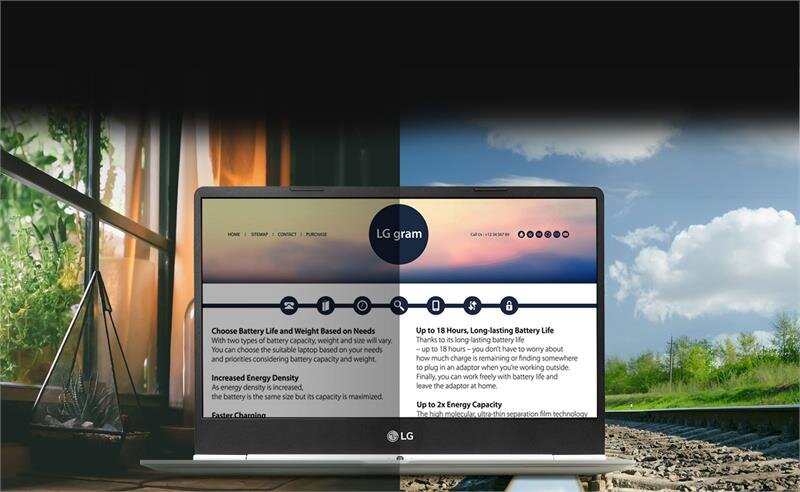 Laptop LG GRAM 15Z980-G.AH55A5 Win10