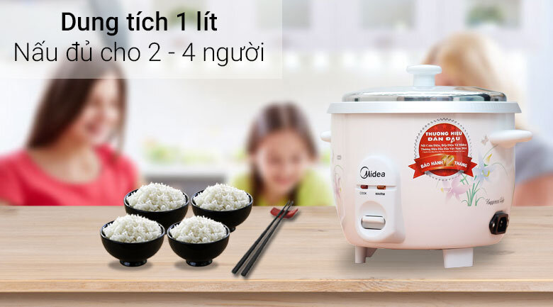 Nồi cơm điện Midea 1 lít MR-GM10SA Nồi cơm điện Midea 1 lít MR-GM10SA