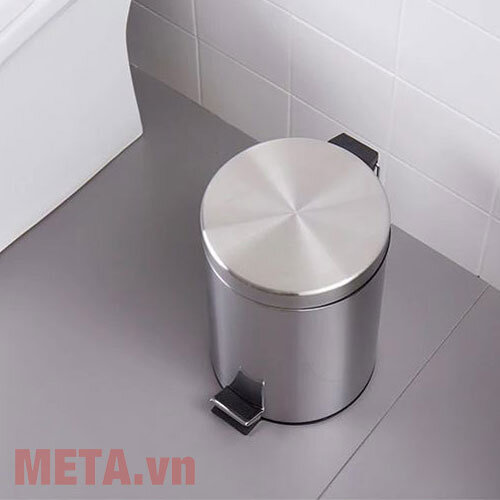 Thùng rác inox đạp chân GEV-12L