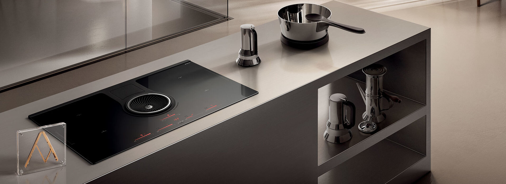 Bếp từ kết hợp hút mùi ELICA NikolaTesla ONE