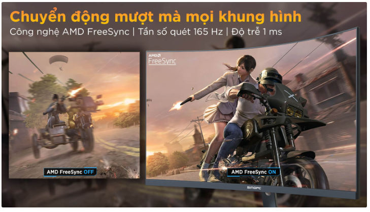 Màn hình game SingPC SGP270CVAG