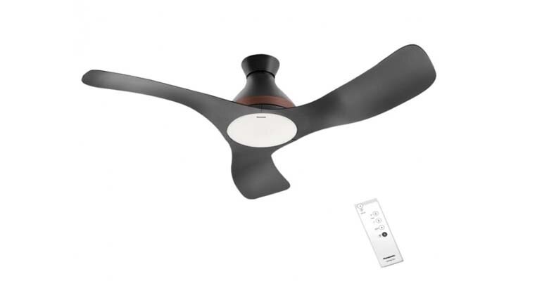 Quạt trần 3 cánh Panasonic F-48DGL tích hợp đèn LED với 3 chế độ màu khác nhau quạt trần 3 cánh Panasonic F-48DGL