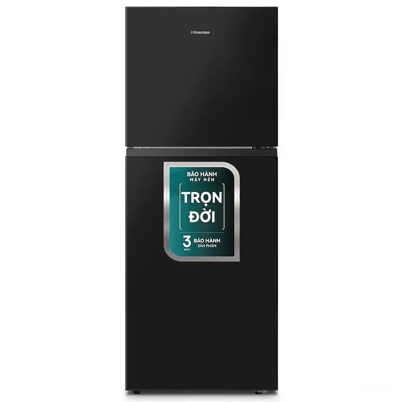 Tủ lạnh Hisense RT256N4EBN có thiết kế ngăn đá trên truyền thống, nhỏ gọn và dễ sử dụng
