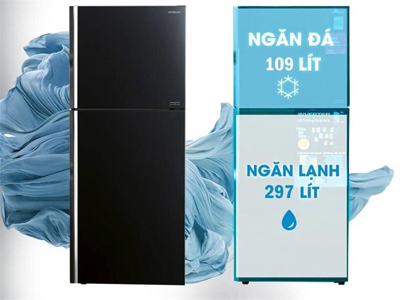 Tủ lạnh Hitachi FG510PGV8 (GBK) - 406L Inverter