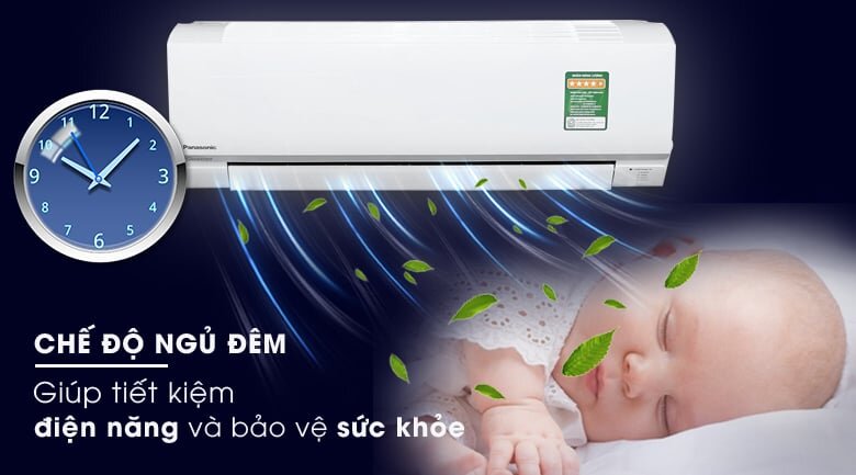 Điều hòa Panasonic Inverter CU/CS-RU18AKH-8B có chế độ Sleep tiện dụng