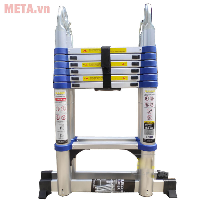 Thang nhôm rút đôi Sumika SKB440D (màu xanh)