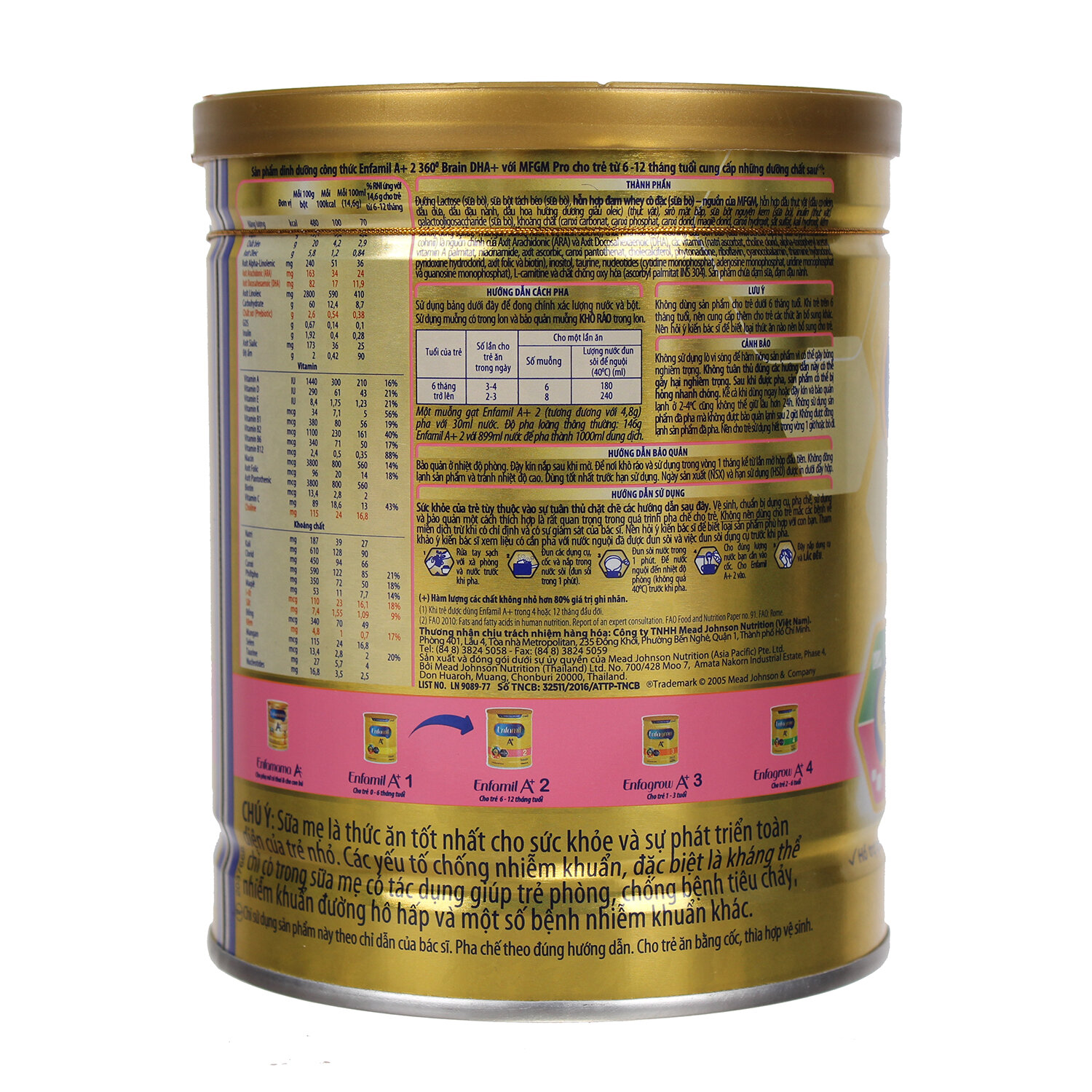  Sữa Enfamil A  2 900g (6 - 12 tháng)