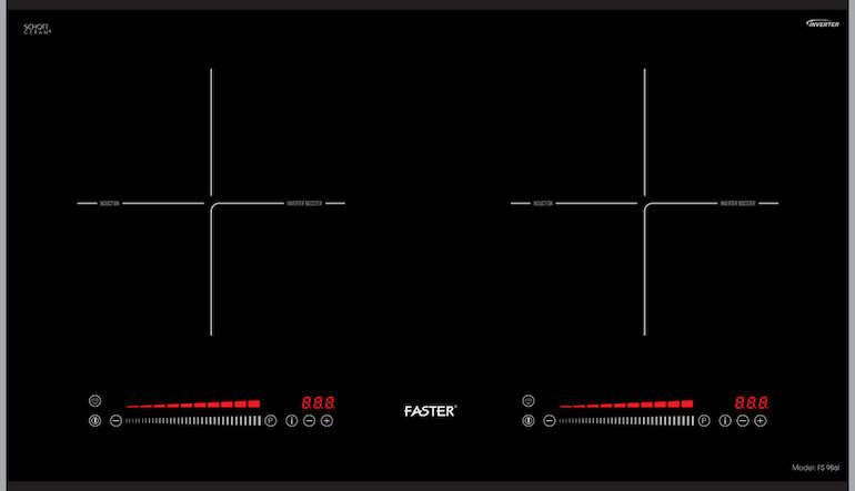 Bếp từ Faster FS-986I xuất xứ từ Đức, được thiết kế sang trọng, tinh tế