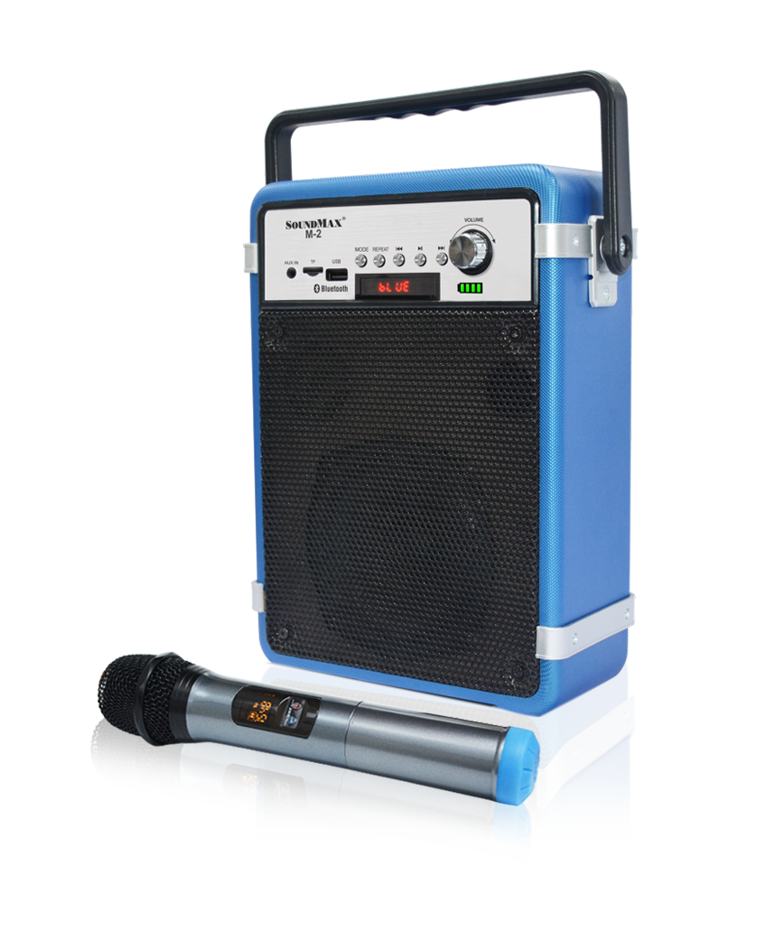 Loa Soundmax M2 (loa kéo trợ giảng, du lịch dã ngoại, hát karaoke)