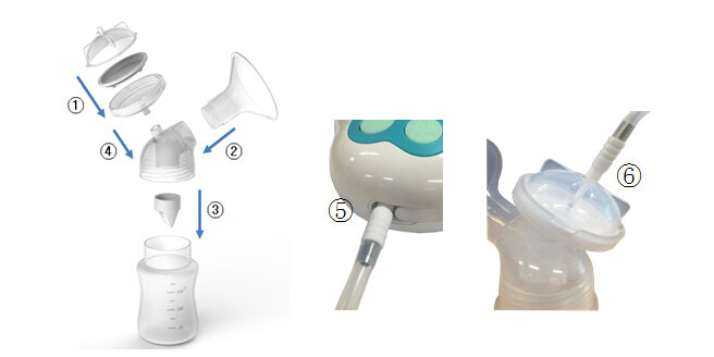  Máy hút sữa điện đôi Dynamic Sport Mother-V KR-100