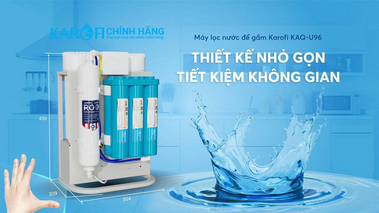 Máy lọc nước Karofi KAQ-U96 Máy lọc nước Karofi KAQ-U96