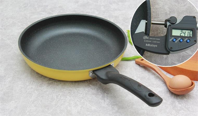 Chảo vân đá đáy từ Goldsun FP-GE1530-IH(Hồng) - 30cm