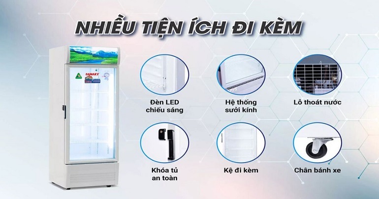 Tủ mát Sanaky Inverter 1 cánh 350 lít VH-3589K3