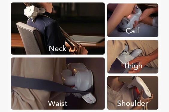 Massage trên nhiều bộ phận khác nhau