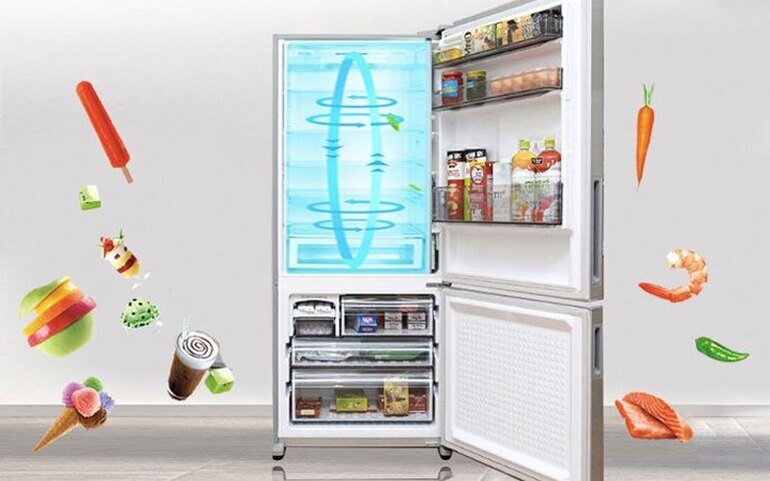 Tủ lạnh Hitachi Inverter 350 lít R-B340PGV1 Tủ lạnh Hitachi Inverter 350 lít R-B340PGV1