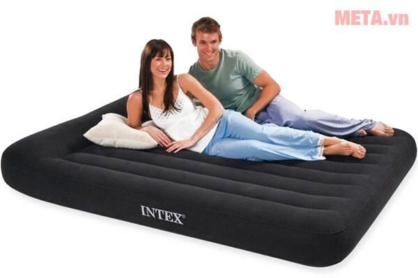 Đệm hơi đôi Intex 1m83 64144 (có kèm bơm) Đệm hơi đôi Intex 1m83 64144 (có kèm bơm)