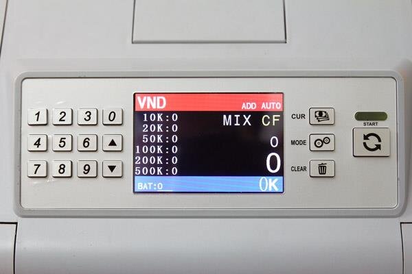 Máy đếm tiền silicon MC-7PLUS(COMBO) - Gồm cả máy in