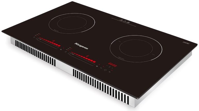 Bếp đôi điện từ Kangaroo KG865i sở hữu thiết kế hiện đại, sang trọng