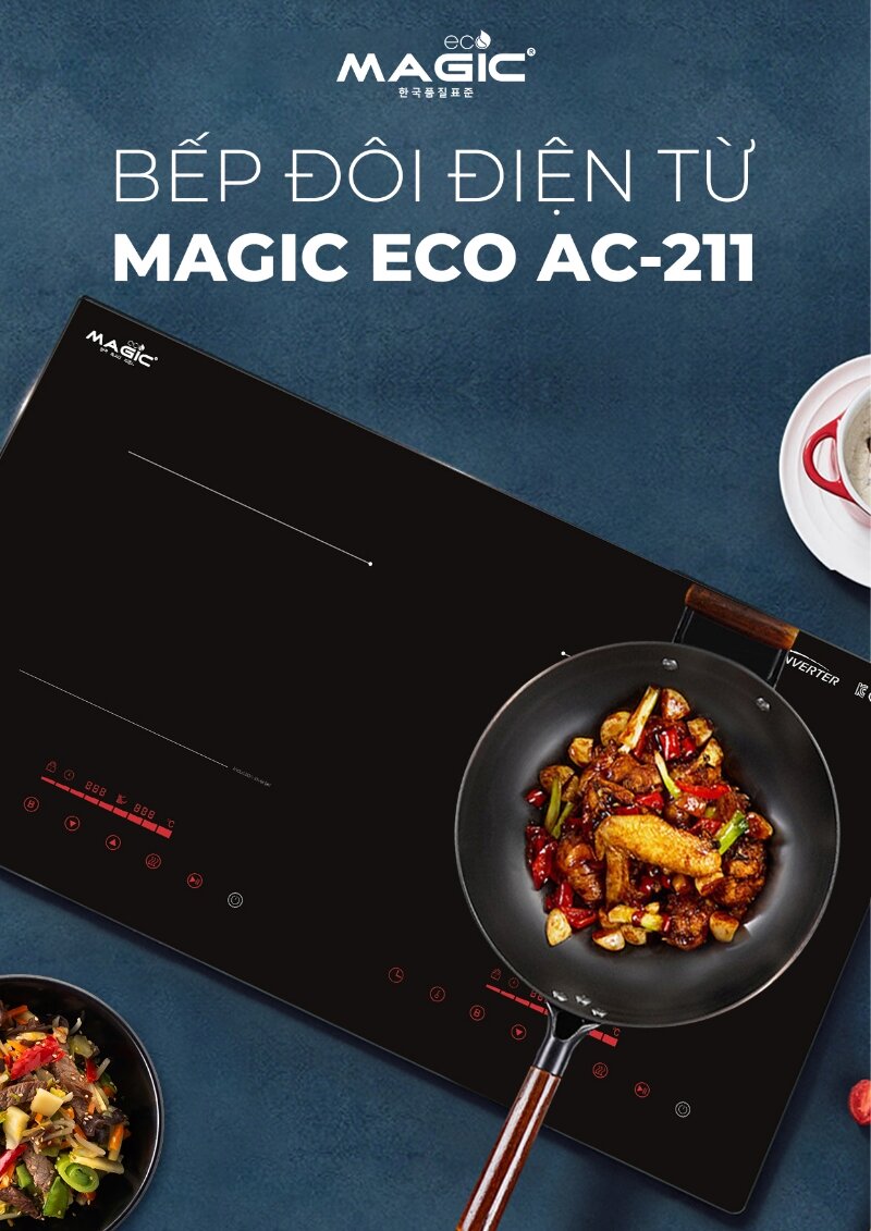 Bếp từ đôi Magic Eco AC-211