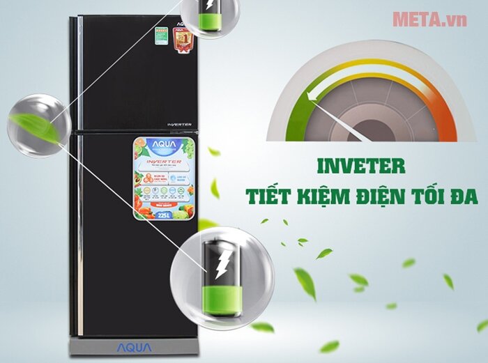 Tủ lạnh Aqua AQR-IP287BN 281 lít