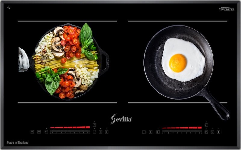 bếp từ âm Sevilla SV-TR95 còn được trang bị các tiện ích nâng cao trải nghiệm nấu ăn