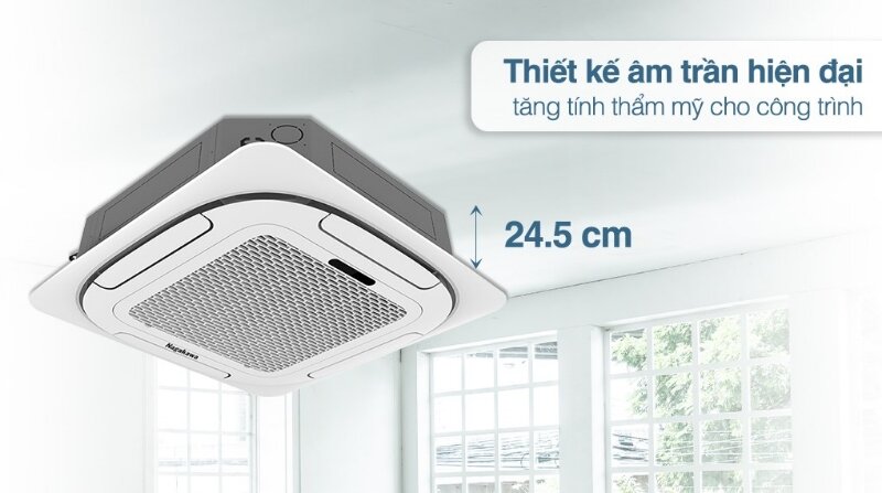 Điều hòa âm trần Nagakawa 18000 BTU 1 chiều NT-C18R1T20 gas R-410A