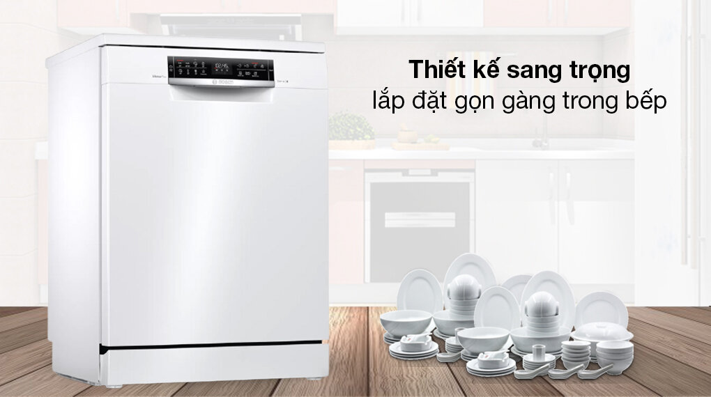 Máy rửa bát độc lập 14 bộ Bosch SMS88TW02M