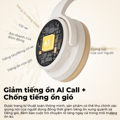 Tai nghe không dây chụp tai Soundpeats Space Pro 5