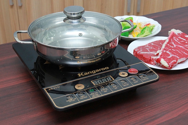 Bếp từ dương 1 vùng nấu Kangaroo KG411i Bếp từ dương 1 vùng nấu Kangaroo KG411i