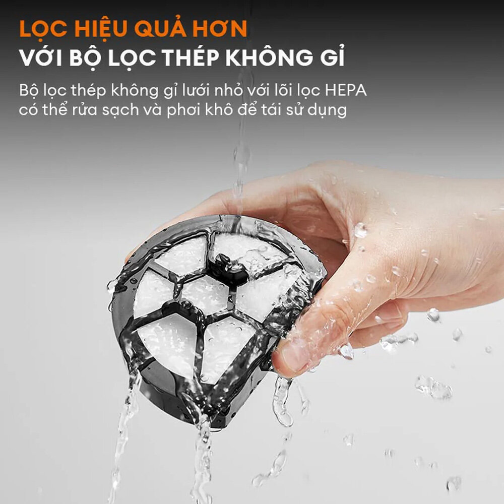 Bộ lọc bằng thép không gỉ lõi HEPA