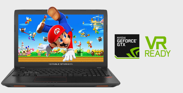 Laptop Asus GL553VE i7 7700HQ/16GB/1TB/4GB GTX1050/DOS