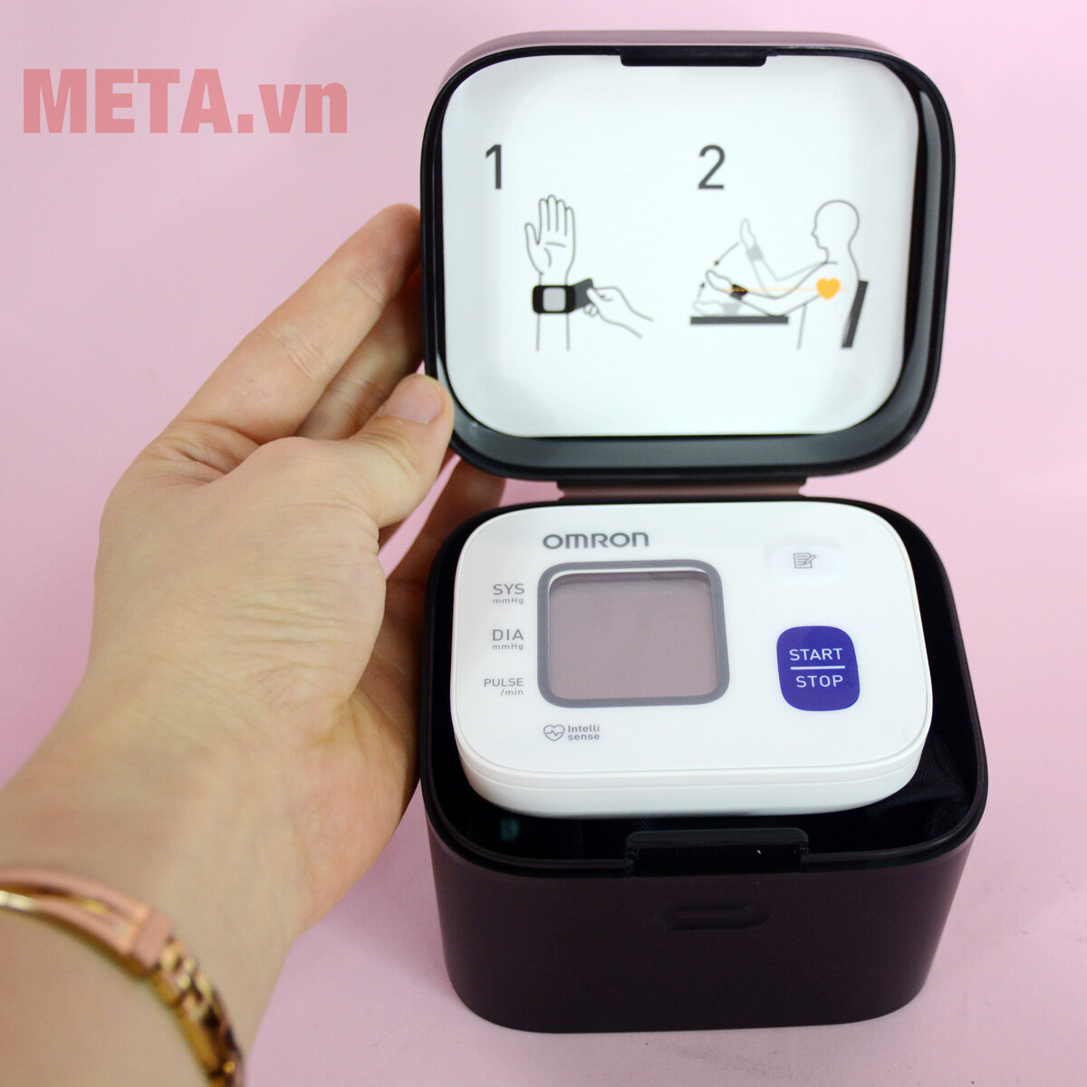 Máy đo huyết áp cổ tay Omron HEM-6161