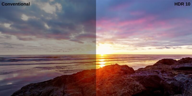 Hình ảnh hiển thị rực rỡ hơn ở chuẩn HDR 10