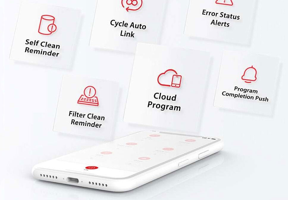 Máy giặt sấy Toshiba TWD-T21BU115UWV(MG) điều khiển được bằng điện thoại 