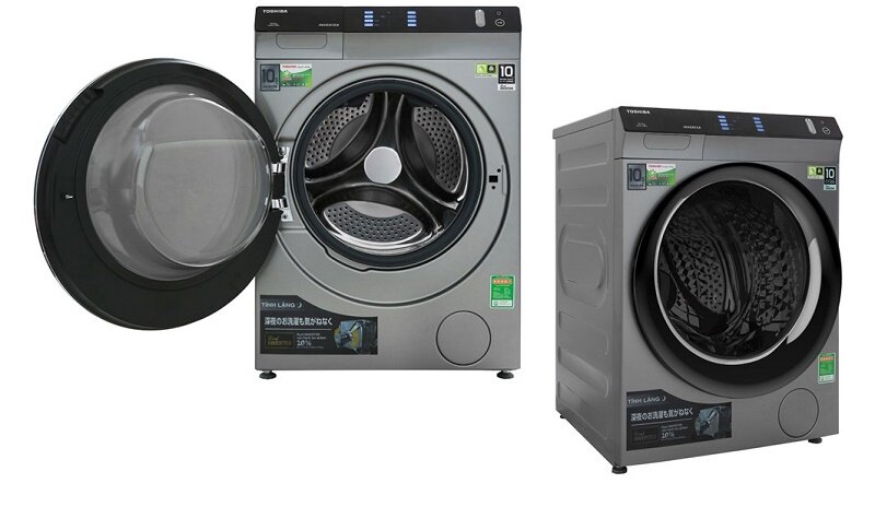 Máy giặt Toshiba lồng ngang Inverter 10,5 kg TW-BH115W4V