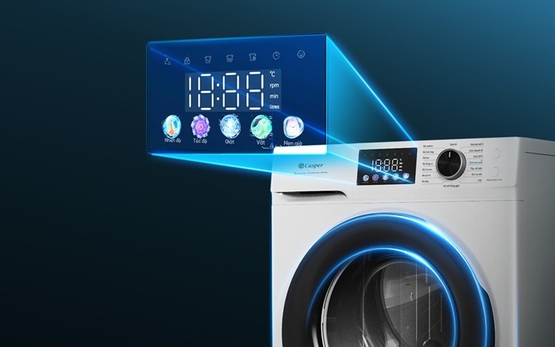Máy giặt Casper Inverter 8kg WF-D8VWR1