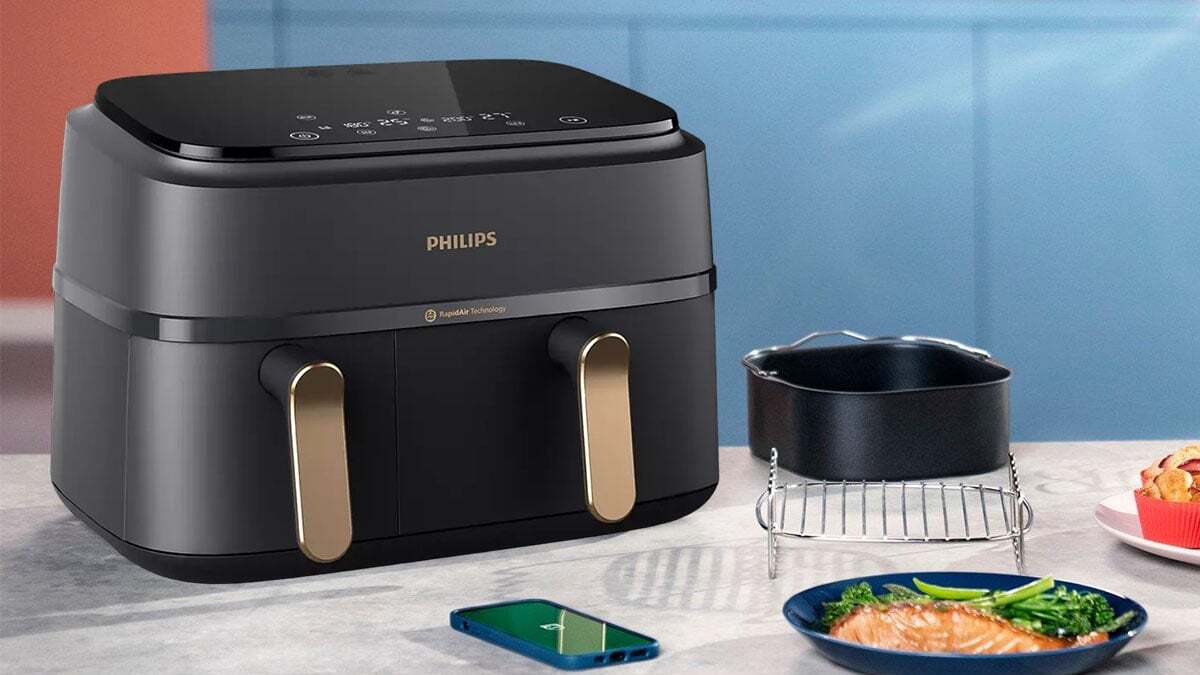 Nồi chiên không dầu Philips NA352/00 có thiết kế hiện đại, sang trọng Nồi chiên không dầu Philips NA352/00 có thiết kế hiện đại, sang trọng