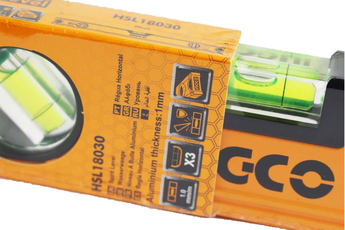 Thước thủy 30cm INGCO HSL18030