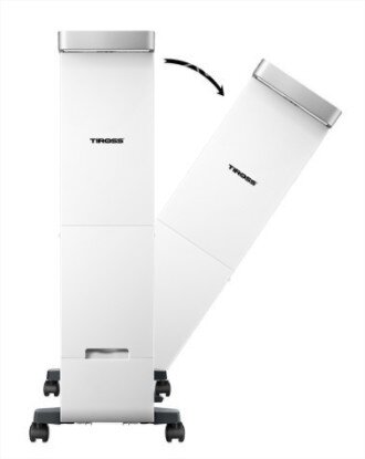 Máy sưởi dầu 13 thanh Tiross TS9216, màn hình LED, hẹn giờ, giá phơi