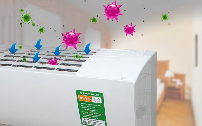 Máy lạnh Panasonic 2 HP CU/CS-KC18QKH-8 Máy lạnh Panasonic 2 HP CU/CS-KC18QKH-8