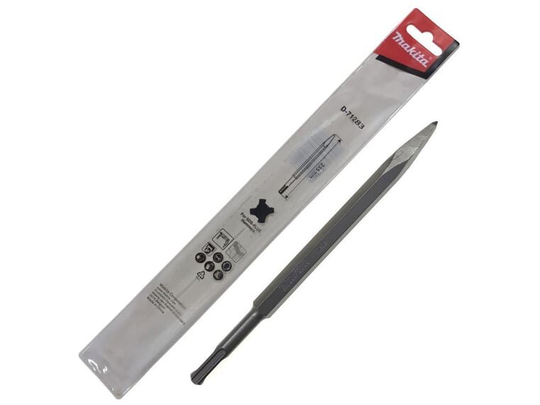 Mũi đục nhọn 255mm chuôi lục giác Makita D-71283 Mũi đục nhọn 255mm chuôi lục giác Makita D-71283