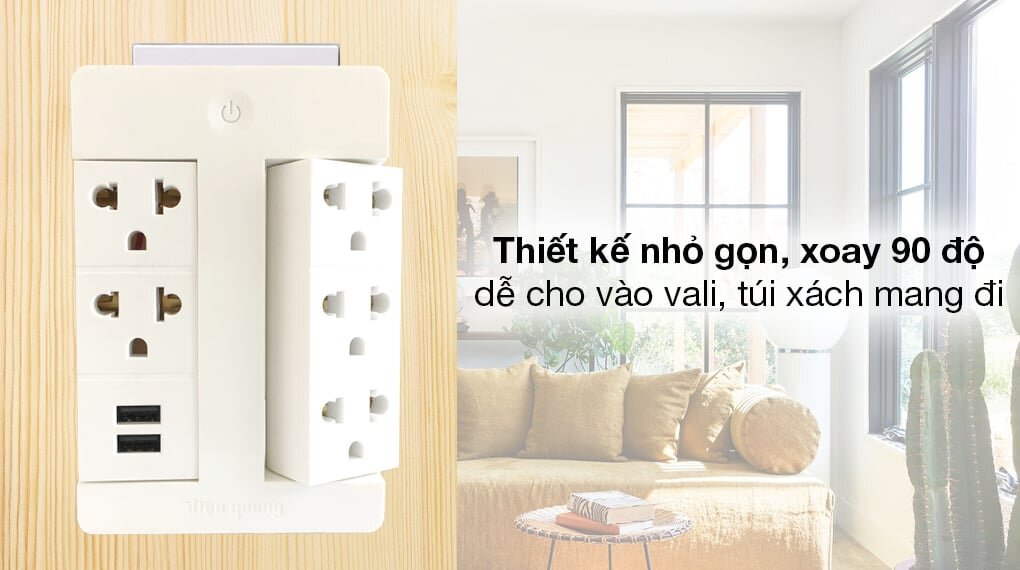 Ổ cắm điện thông minh Điện Quang Apollo ĐQ SPS1.1 05