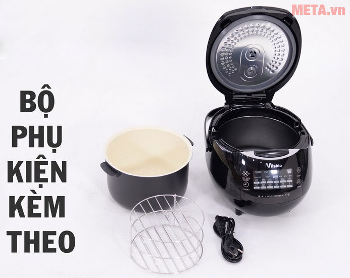 Máy làm tỏi đen đa năng cảm ứng Ceramic Mishio MK03