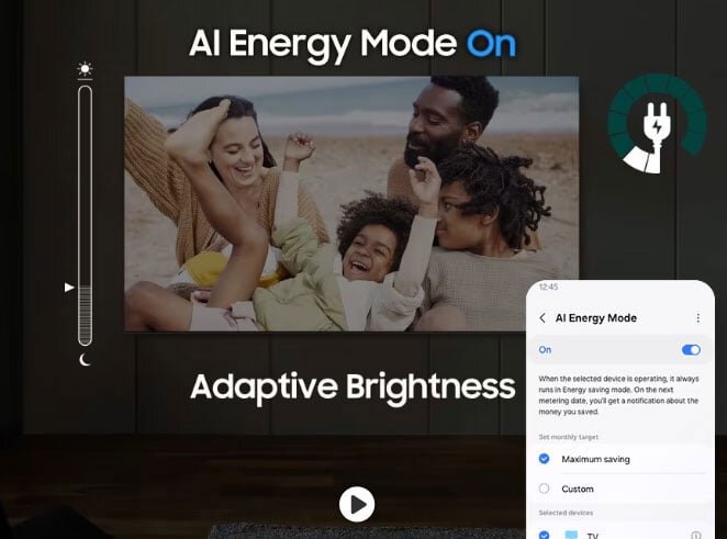 Chế độ AI Energy tiết kiệm điện năng