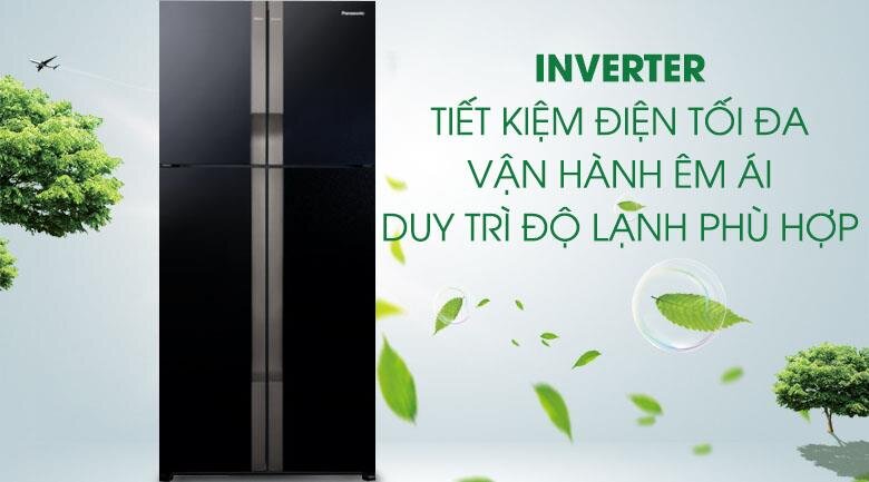 Tủ lạnh 4 cánh Inverter Panasonic NR-DZ600GKVN 550 Lít