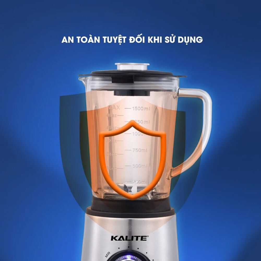 Máy xay sinh tố 2 cối Kalite KEB4171 sử dụng an toàn
